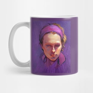 Portrait of Phoebe : Oil Painting Mug